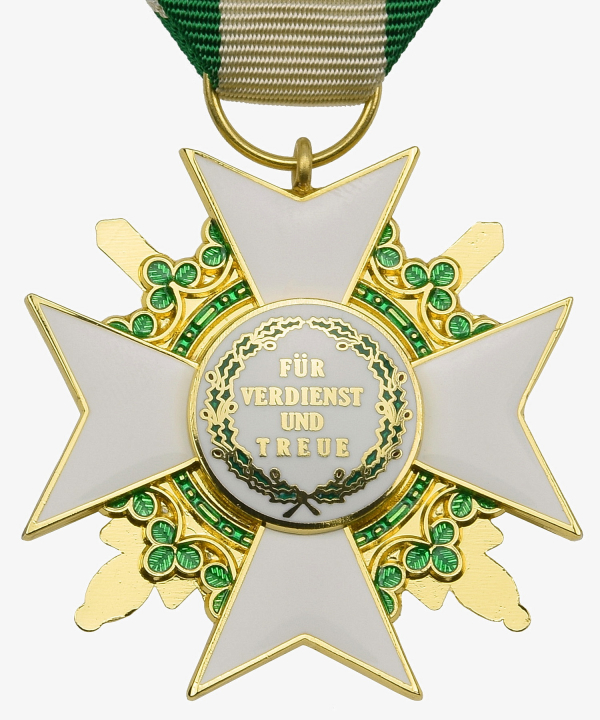 Preview: Sachsen Königreich, Verdienstorden Ritterkreuz 1.Klasse mit Schwertern